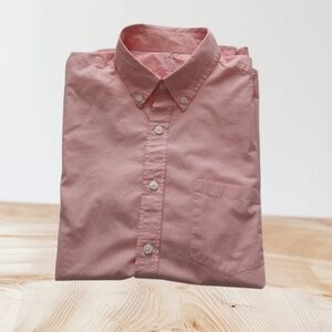 J. Crew Men's Casual Button-Down Shirt in Light Pink